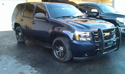 Chevrolet : Tahoe LS 2007 blue chevy tahoe with police package cd player no holes all over