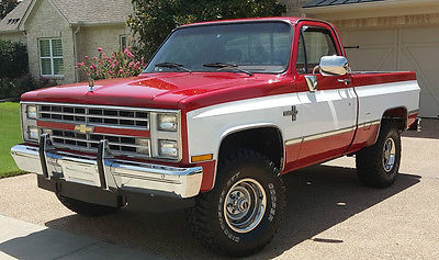 Chevrolet : C-10 V10 1987 chevrolet silverado 4 x 4 v 10 c 10 k 10 4 x 4 91 k orig miles 2 owner amazing