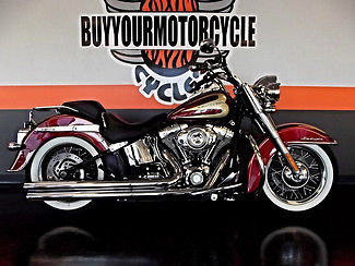 Harley-Davidson : Softail 2008 red flstn