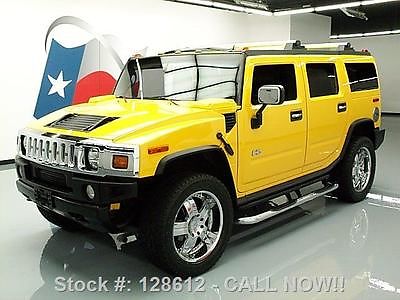 Hummer : H2 LUX 4X4 SUNROOF NAV REAR CAM DVD 2005 hummer h 2 lux 4 x 4 sunroof nav rear cam dvd 67 k mi 128612 texas direct auto