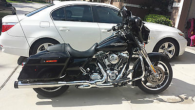 Harley-Davidson : Touring 2013 flhx street glide midnight pearl w over 2 k upgrades included reduced