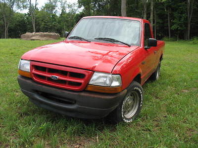 Ford : Ranger 2003 ford ranger 2 wd 4 cylinder automatic red 6 ft bed
