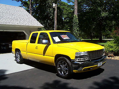 Chevrolet : Silverado 1500 LS Extended Cab Pickup 4-Door 1 owner chevrolet silverado factory yellow paint excellent condition
