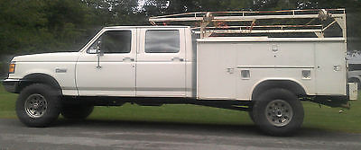 Ford : F-350 Custom Crew Cab Pickup 4-Door 1988 ford f 350 custom crew cab pickup 4 door 7.5 l