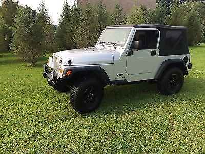 Jeep : Wrangler TJ 2004 jeep wrangler tj 4.10 rubicon locking diffs silver