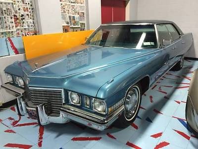 Cadillac : DeVille LEATHER 1972 cadillac deville original 36 000 miles original paint