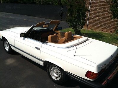 Mercedes-Benz : 300-Series CONVERTIBLE 1980 mercedes benz 380 sl convertible whit tan 2 owners only 47 k miles