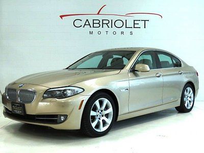 BMW : 5-Series 550I 4Dr Sedan 2012 bmw 550 i only 28 k miles 6 speed manual 4.4 l v 8 32 v turbo milan beige