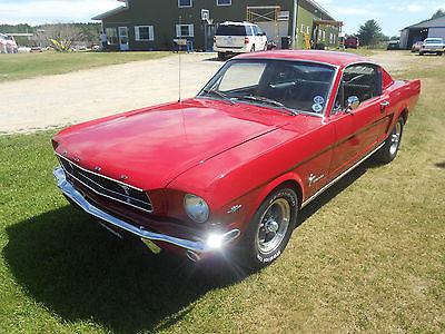 Ford : Mustang 2+2 1966 ford mustang fastback 2 owner car 36 k original miles nice car