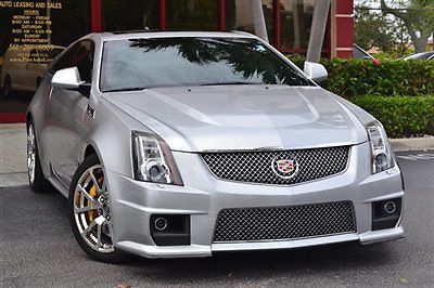Cadillac : CTS 2dr Coupe 2012 cadillac cts v coupe supercharged 6.2 l v 8 miles navi 1 owner clean