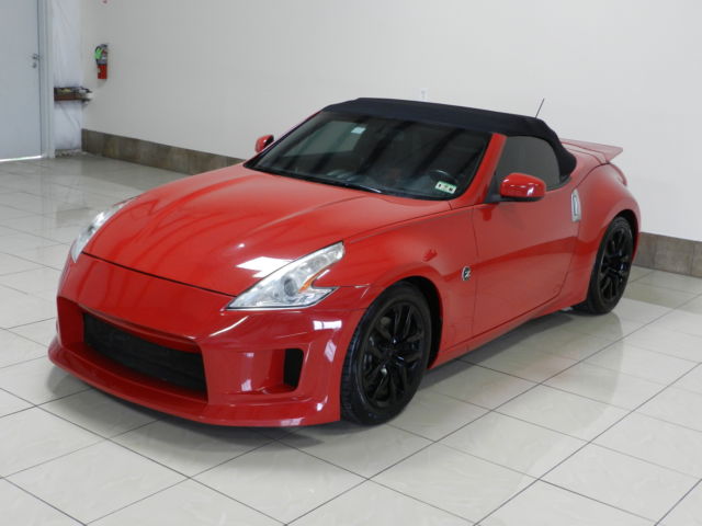 Nissan : 370Z CUSTOM 370Z ONE OF A KIND CUSTOM NISSAN 370Z CONVERTIABLE 37K MILES ONLY!!! RED ON BLK