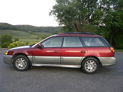 Subaru : Outback L.L. Bean Wagon 4-Door 2002 outback wagon ll bean addition red winter package 187 000 miles