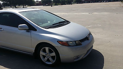 Honda : Civic EX Coupe 2-Door 2007 honda civic ex coupe 2 door 1.8 l excellent condition silver clean title