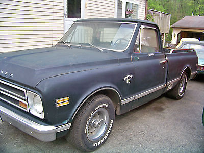 Chevrolet : C-10 custom 1968 chevrolet c 10 rare short bed lowered 400 automatic