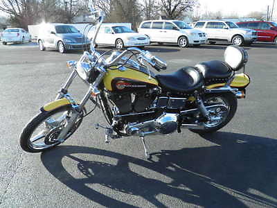 Harley-Davidson : Dyna DynaWide Glide black and yellow 80 cubic engine Mini Apes 21