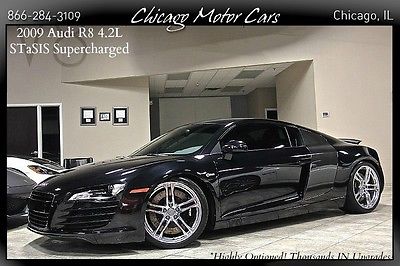 Audi : R8 2dr Coupe 2009 audi r 8 4.2 l stasis supercharged coupe bang olufsen navigation upgrades