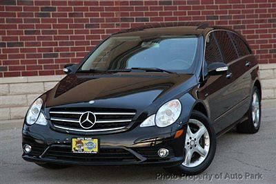 Mercedes-Benz : R-Class 4MATIC 4dr R350 BlueTEC 10 r 350 4 matic navigation amg sport package cdi back up camera panoramic black