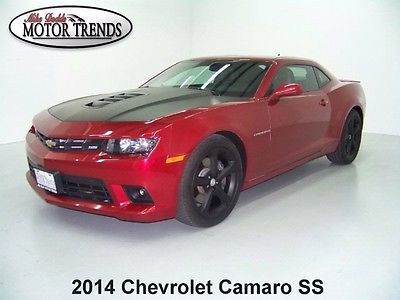 Chevrolet : Camaro 2014 chevrolet camaro ss hud backup cam boston audio leather seats 1 owner 35 k