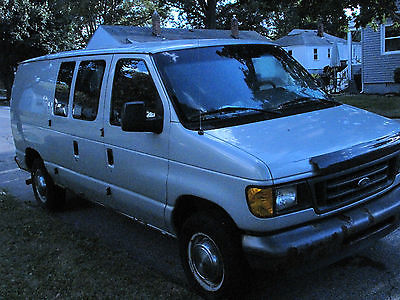 Ford : E-Series Van 2004 ford e 250 commercial van grey needs transmission