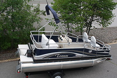 New 16 Ft high quality pontoon boat----15 Honda and trailer