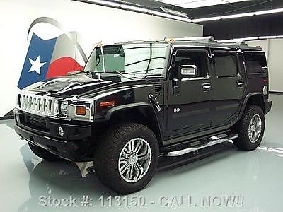 Hummer : H2 4X4 HTD LEATHER SUNROOF NAV 20'S 2007 hummer h 2 4 x 4 htd leather sunroof nav 20 s 48 k mi 113150 texas direct auto