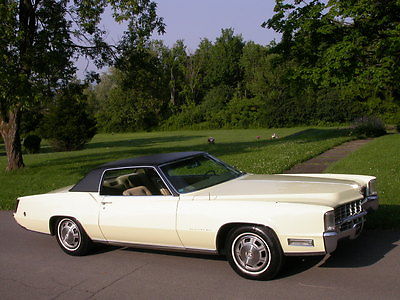 Cadillac : Eldorado Eldorado 1968 cadillac eldorado in kashmir ivory