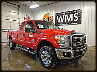 Ford : F-350 XLT 12 red xlt power stroke diesel super duty turbo 4 x 4 new auto power long bed wms