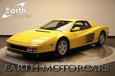 Ferrari : Testarossa 1988 ferrari testarossa rare giallo 7 800 orig mls major service amazing