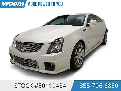Cadillac : CTS Certified 2011 5K MILES 1 OWNER 2011 cadillac cts v coupe 5 k miles nav rearcam aux 1 owner clean carfax vroom