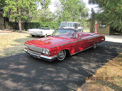 Chevrolet : Impala Super Sport Super Sport Convertible.  Red on Red.  327 Cubic Inch--Powerglide.