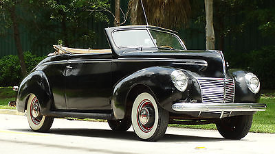 Mercury : Other CONVERTIBLE 1939 mercury convertible classic collectible antique flat head v 8 manual top