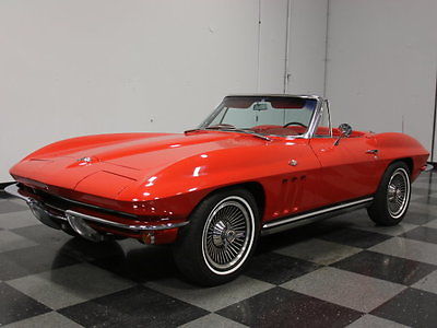 Chevrolet : Corvette NUMBERS MATCHING L75 327/300 HP, MUNCIE 4-SPEED, DUALS, KNOCKOFFS, RED ON RED!!