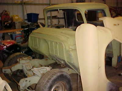 Chevrolet : Other Pickups 3100 1956 chevy 3100 project truck tons of new metal boxed frame disc brake swb
