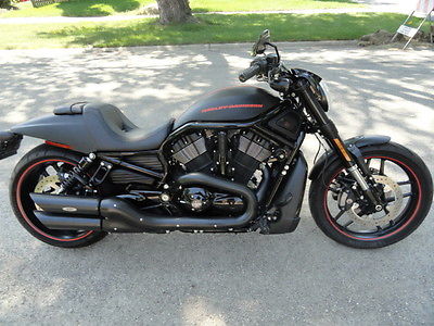 Harley-Davidson : VRSC 2012 harley vrcs night rod denim black only 678 miles