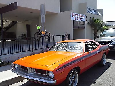 Plymouth : Barracuda 2DR HTP 1974 cuda fire red orange black barracuda opt srt 8 charger engine fly drive home