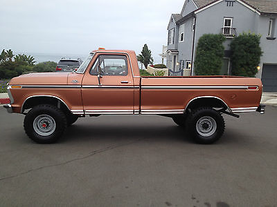 Ford : F-250 XLT 1978 ford f 250 4 x 4 xlt a must see rare copper color