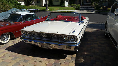 Ford : Galaxie 500 1963 ford galaxie 500 convertible 390 v 8 restored classic not xl sunliner fomoco