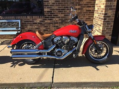 Indian : Scout 2016 indian scout wildfire red metallic