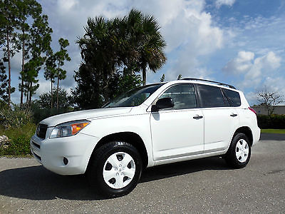 Toyota : RAV4 FLORIDA CARFAX CERTIFIED FWD~RECORDS~NO RUST  AWESOME SUPER WHITE SUV~RARE LOOK~2WD~NICEST~08 09 10 cr-v~LOADED