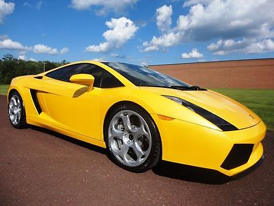 Lamborghini : Gallardo BRAND NEW CLUTCH SERVICED FABSPEED EXHAUST HAMANN LAMBORGHINI GALLARDO WE FINANCE CLEAN CARFAX MAKE OFFER TRI COLOR YELLOW WOW !!