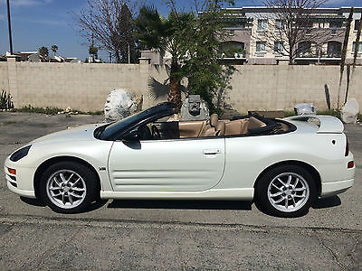 Mitsubishi : Eclipse GT PREMIUM PACK. PEARL WHITE/TANTAN SOUTHERN CALIFORNIA GARAGE KEPT PAMPERED LADY! CORROSION FREE