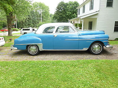 Chrysler : Newport Blue 1950 chrysler newport 88 royal deluxe a beautiful drive anywhere car