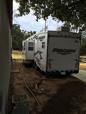 2007 Jayco Recon 36V Toy Hauler 5th Wheel Trailer with Sleep by Number Bed