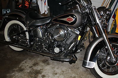Harley-Davidson : Softail 1996 heritage harley davidson softail motorcycle custom stock low mileage clean