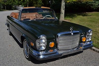 Mercedes-Benz : 200-Series 280SE 1970 mercedes 280 se very rare low grill cabriolet