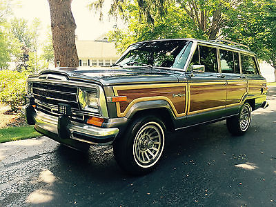 Jeep : Wagoneer Grand 1989 jeep grand wagoneer stunning exterior restoration of low actual mile model