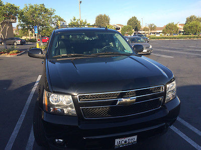 Chevrolet : Tahoe LT Sport Utility 4-Door 2009 black chevy tahoe lt xfe 89 k miles clean leather dvd blootooth