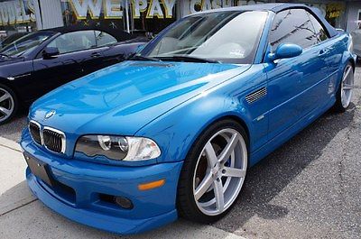 BMW : M3 CONVERTIBLE  LAGUNA SECA M3 2003 bmw m 3 convertible laguna seca blue fully equipped