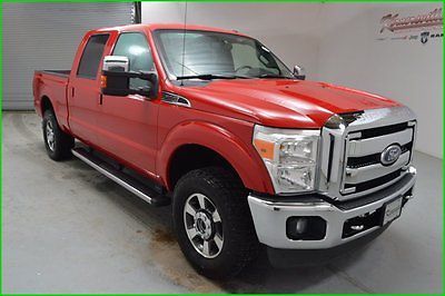 Ford : F-250 Lariat 4x4 Diesel Crew cab Truck Leather seats FINANCING AVAILABLE!! 154k Miles Used 2011 Ford F250 Lariat 4x4 6.7L V8 Pickup