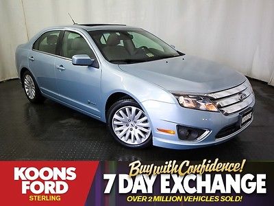 Ford : Fusion Hybrid Factory Certified~One-Owner~Non-Smoker~Moonroof~Rear Camera~Premium Warranty
